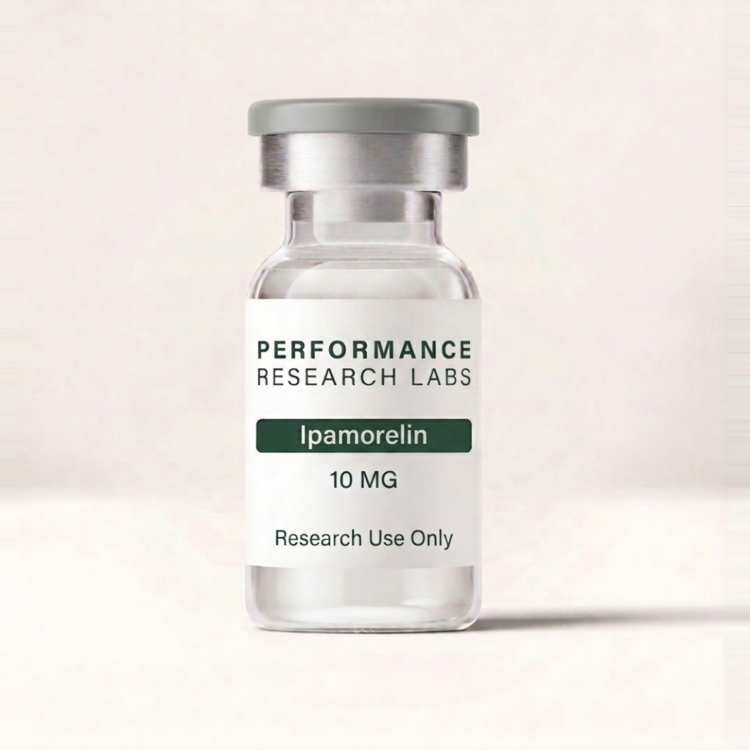 Ipamorelin research peptide vial